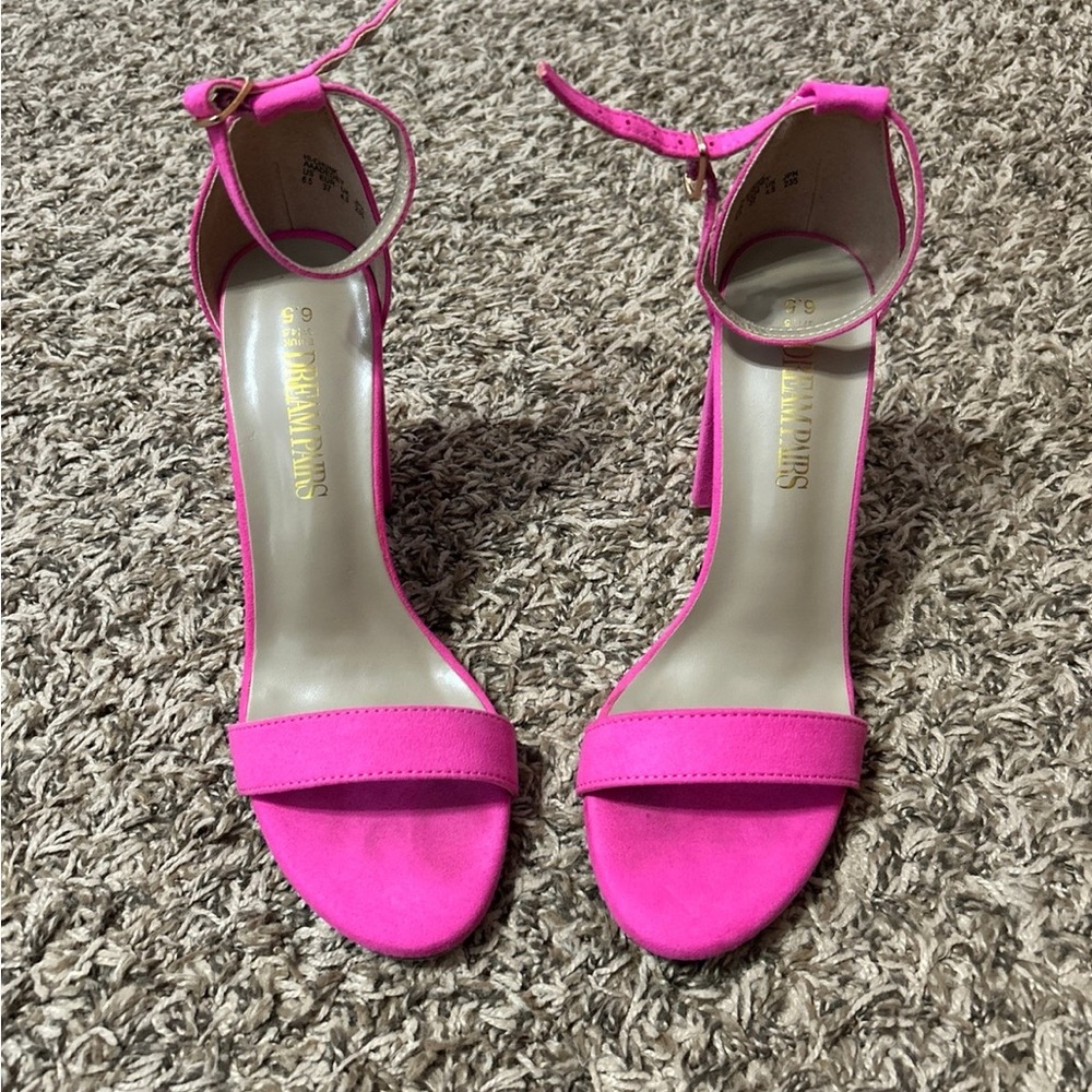 Pink heels